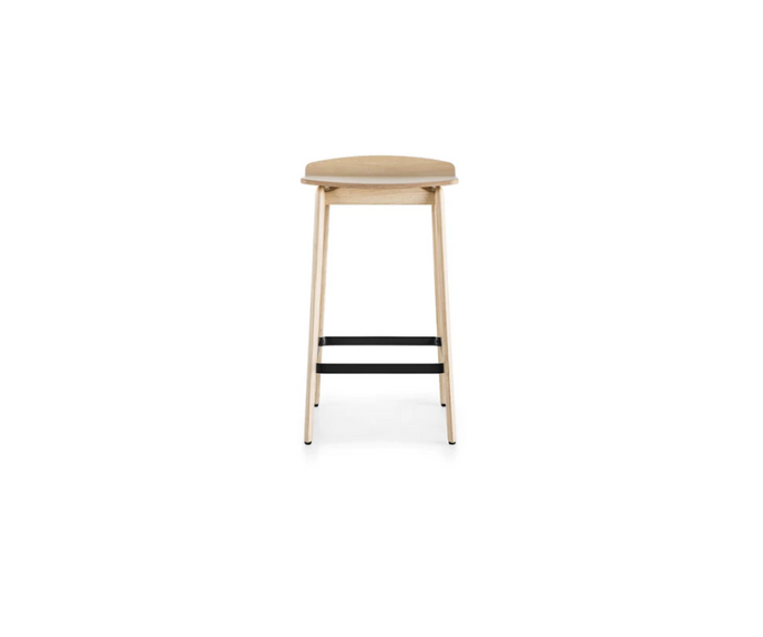 High End Woody Stool by Molteni Quick Ship Casa Design Group