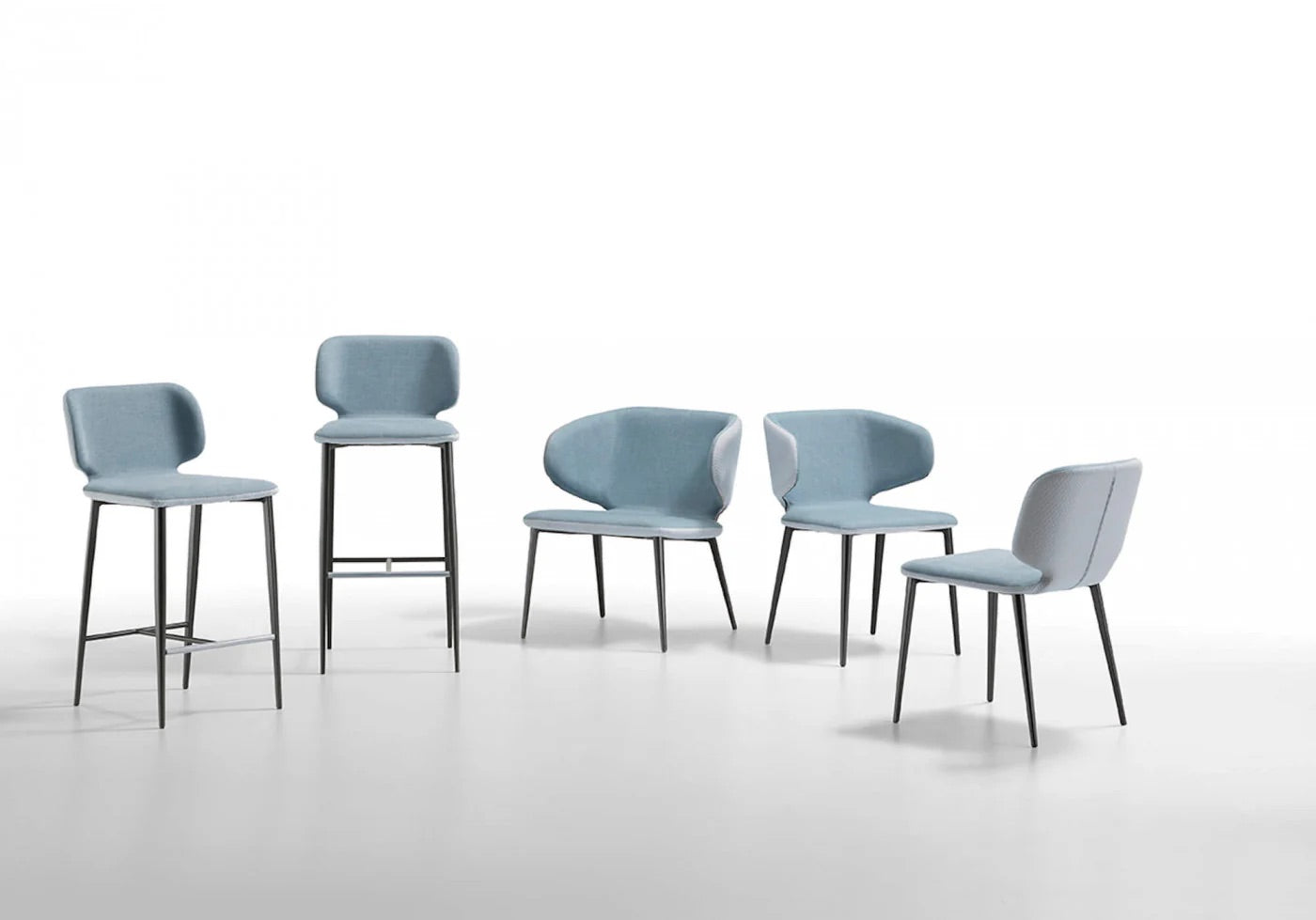 High End Wrap H75 M TS Stool by MIDJ Casa Design Contract