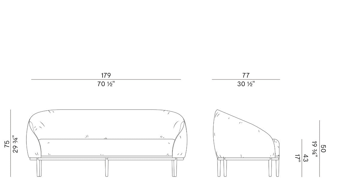 High End Yoisho Sofa by Potocco Casa Design Group
