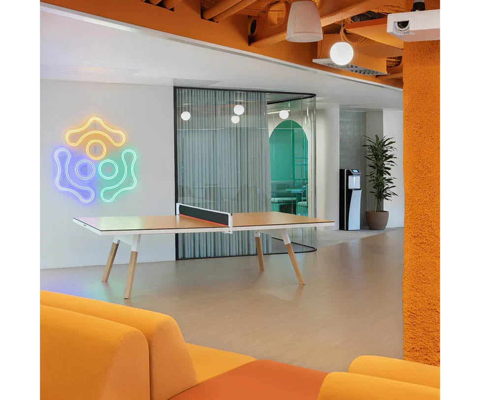 Luxury You & Me Indoor Ping-Pong Table by RS Barcelona Casa Design Group