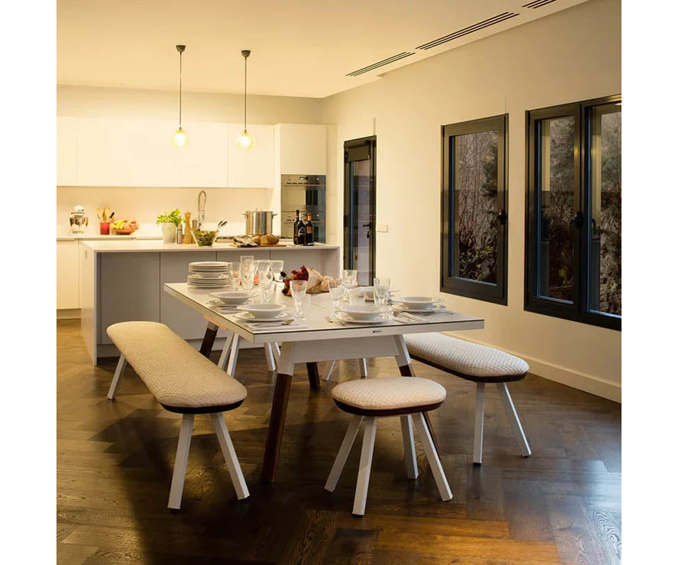Luxury You & Me Indoor Ping-Pong Table by RS Barcelona Casa Design Group