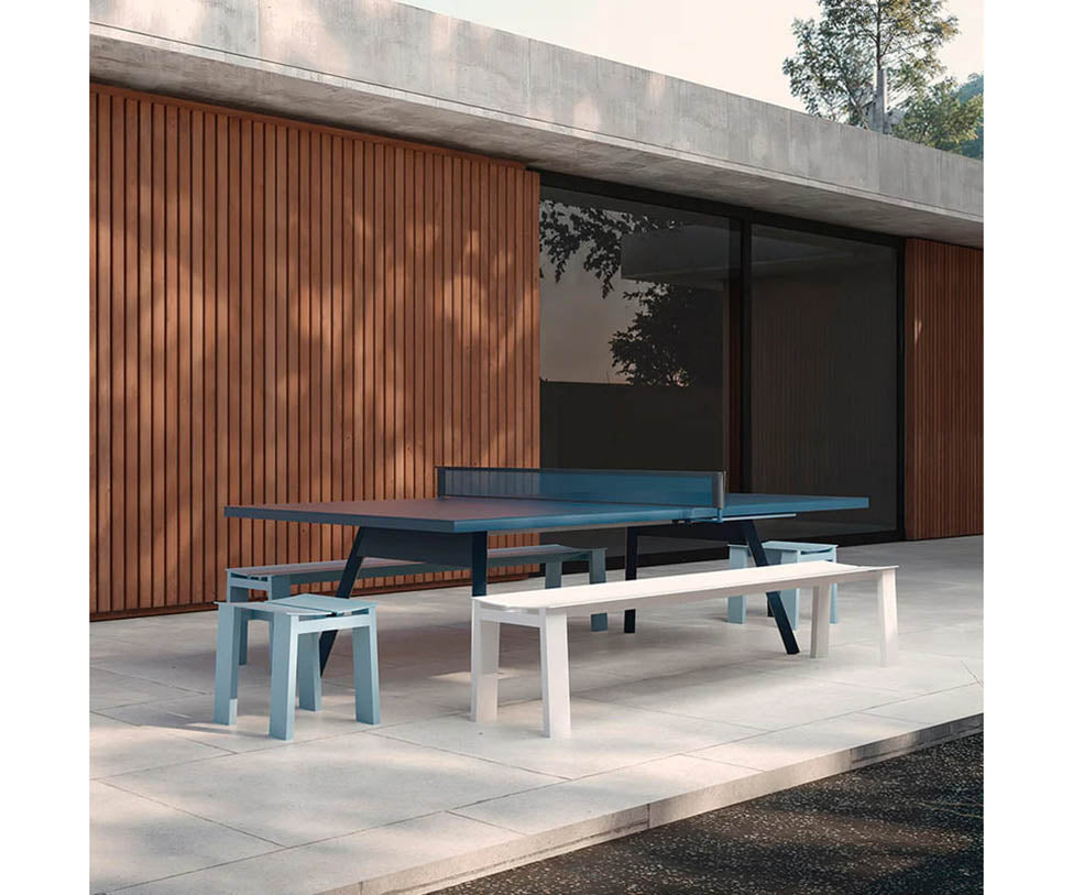 Modern You & Me Monochrome Ping-Pong Table by RS Barcelona Casa Design Group