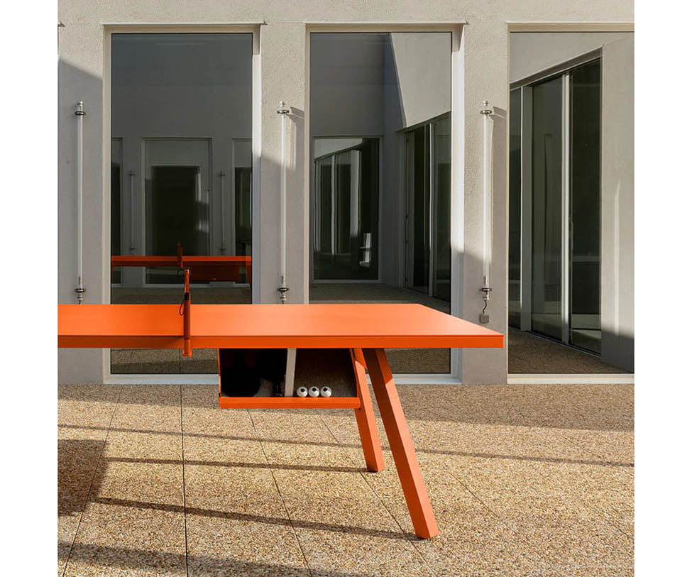 Modern You & Me Monochrome Ping-Pong Table by RS Barcelona Casa Design Group