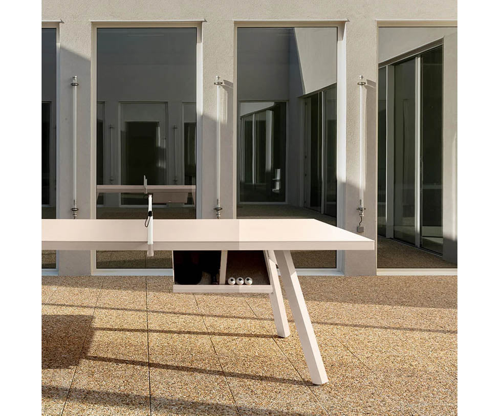 Modern You & Me Monochrome Ping-Pong Table by RS Barcelona Casa Design Group