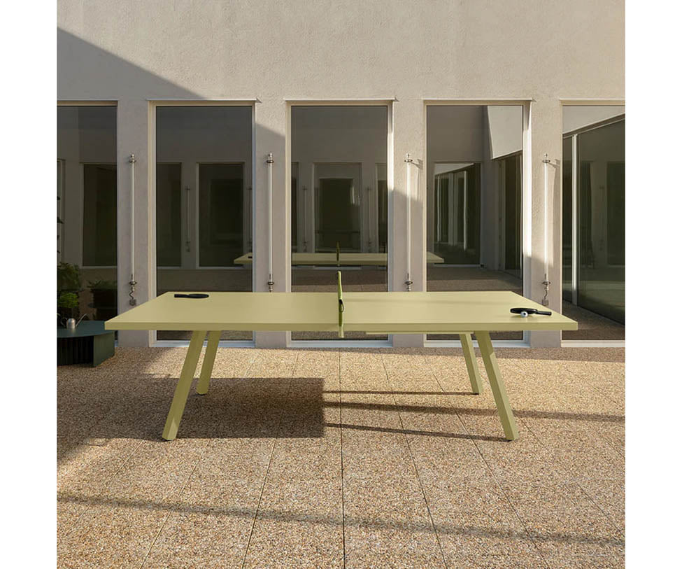 Modern You & Me Monochrome Ping-Pong Table by RS Barcelona Casa Design Group