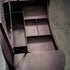 Yves leather vanity with oval mirror by Roberto Lazzeroni for Baxter | Casa Design Group