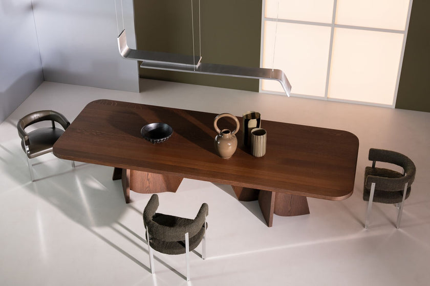 Zaho Wood Dining Table by Christophe Delcourt for Baxter | Casa Design Group