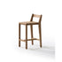 Modern Zania 050 Bar Stool by Roda Crafted from Certified Iroko Wood | Casa Design Group