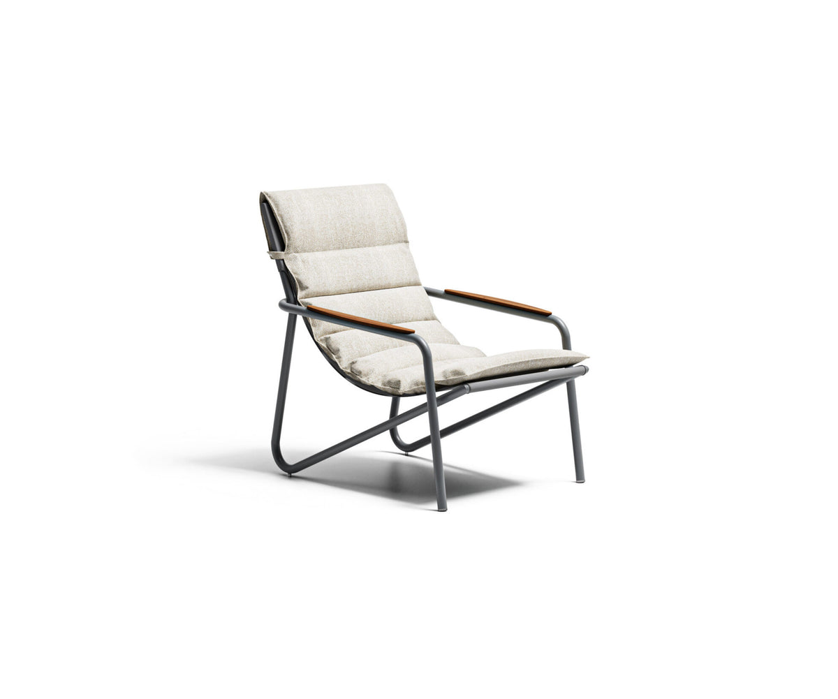 Luxury Zante Lounge Chair by Atmosphera in Aluminum Casa Design Group