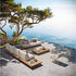 Luxury Zante Lounge Chair by Atmosphera in Aluminum Casa Design Group