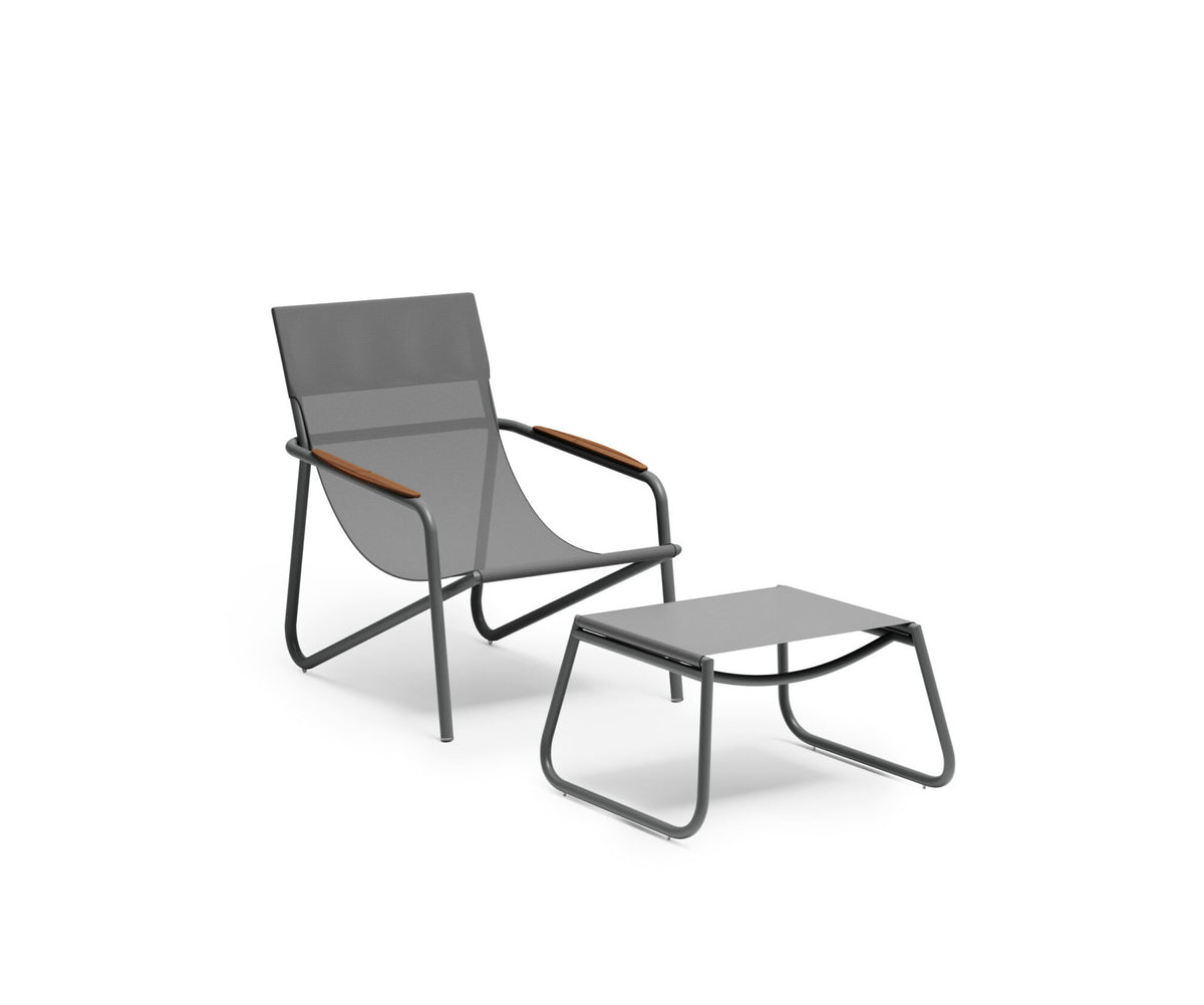 Luxury Zante Lounge Chair by Atmosphera in Aluminum Casa Design Group