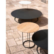 Round Zefiro 003 Coffee Table by Roda with Aluminium or Teak Top | Casa Design Group