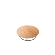 Round Zefiro 003 Coffee Table by Roda with Aluminium or Teak Top | Casa Design Group