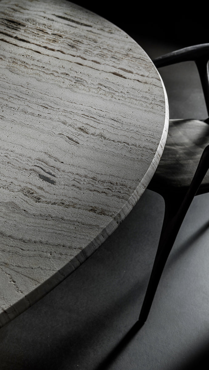 High End Zenith Table Stone by Henge Casa Design Group