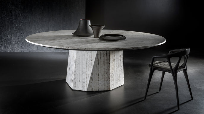 High End Zenith Table Stone by Henge Casa Design Group