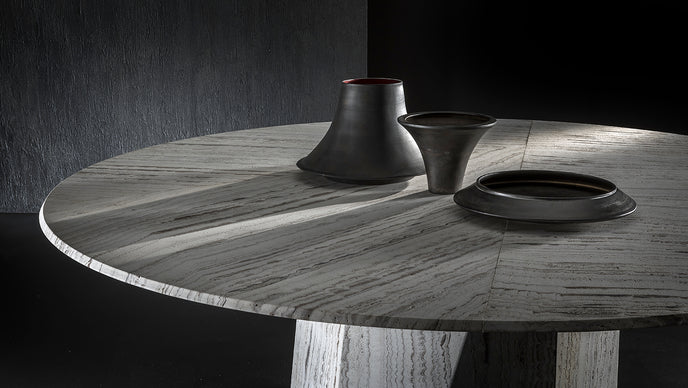 High End Zenith Table Stone by Henge Casa Design Group