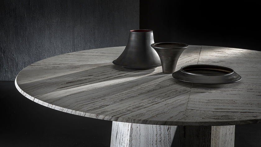 High End Zenith Table Stone by Henge Casa Design Group