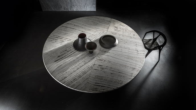 High End Zenith Table Stone by Henge Casa Design Group