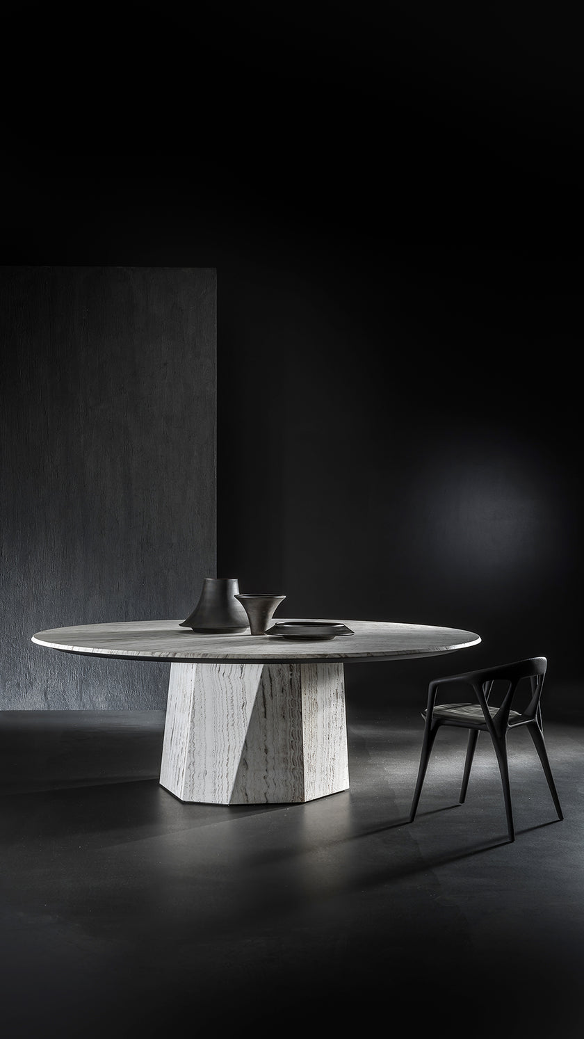 High End Zenith Table Stone by Henge Casa Design Group
