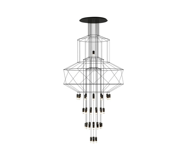 Wireflow Chandelier 0374 | Vibia | Casa Design Group