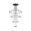 High end Wireflow Chandelier 0378 by Vibia Casa Design