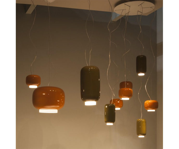 High end Chouchin Mini Green Suspension by Foscarini Casa Design