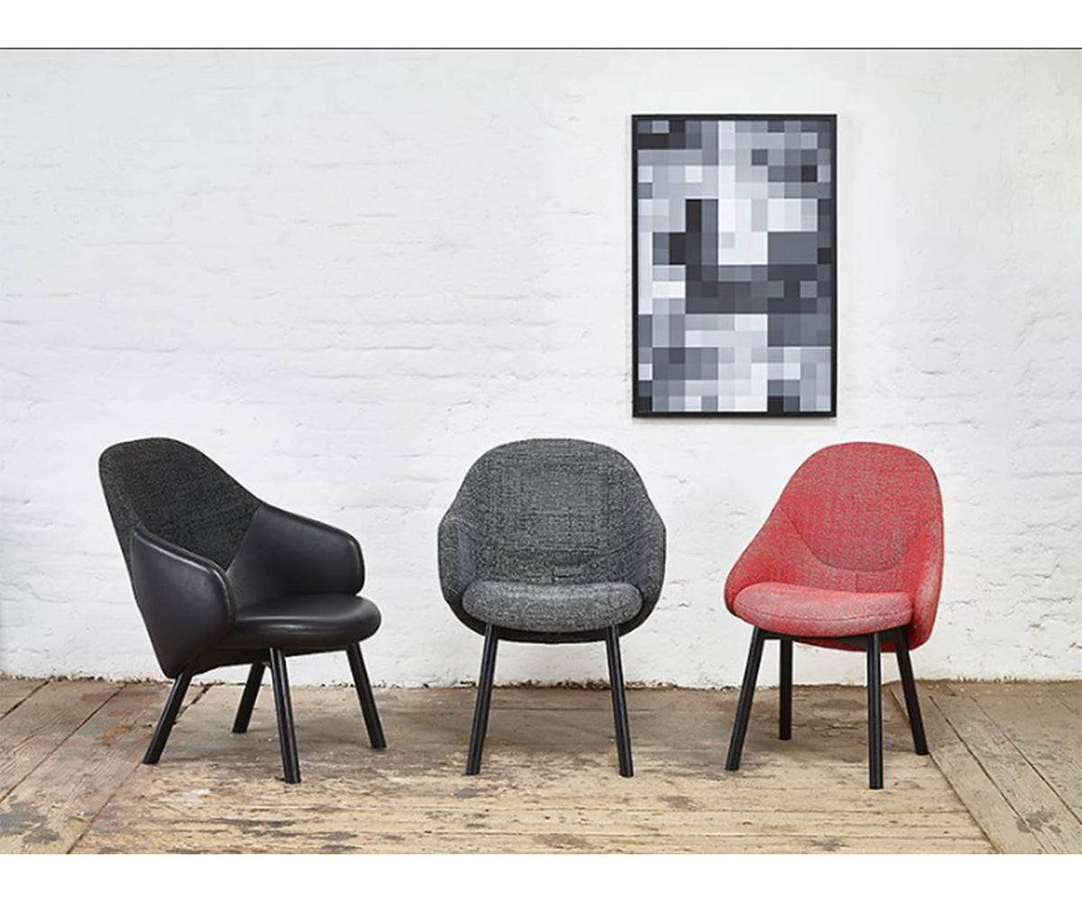 Ton Alba Chair Fabric and Leather