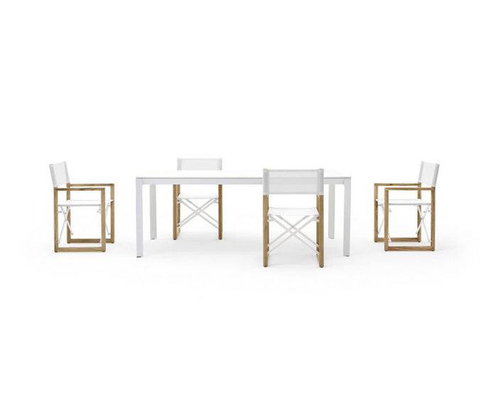 High end Laregista Teak Armchair by Varaschin Casa Design