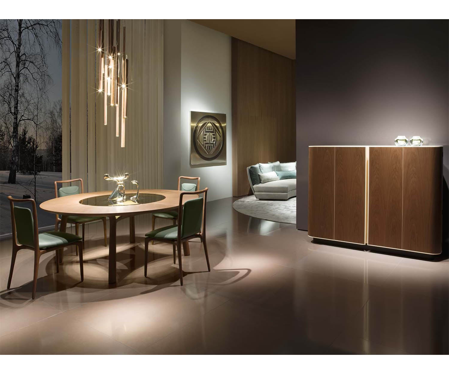 Leaf Suspended Lamp Giorgetti