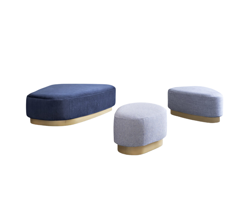 High end Island Indoor Pouf by Saba Casa Design