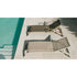 High end Duo Deckchair, Wheels And Arms by Triconfort Casa Design