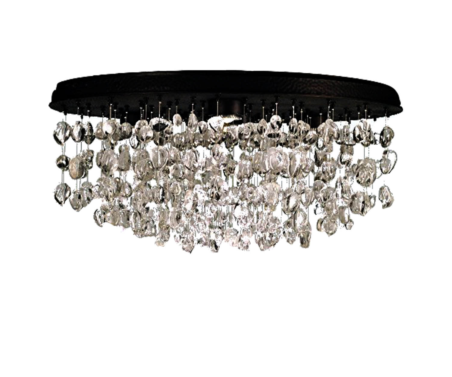High end H2O Large Short Chandelier by Zia Priven Casa Design