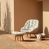 Sandra High Back Lounge Chair Manutti