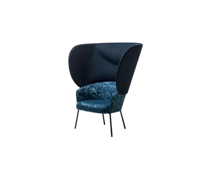 Wam 1571 Bergere Lounge Chair Bross Italy