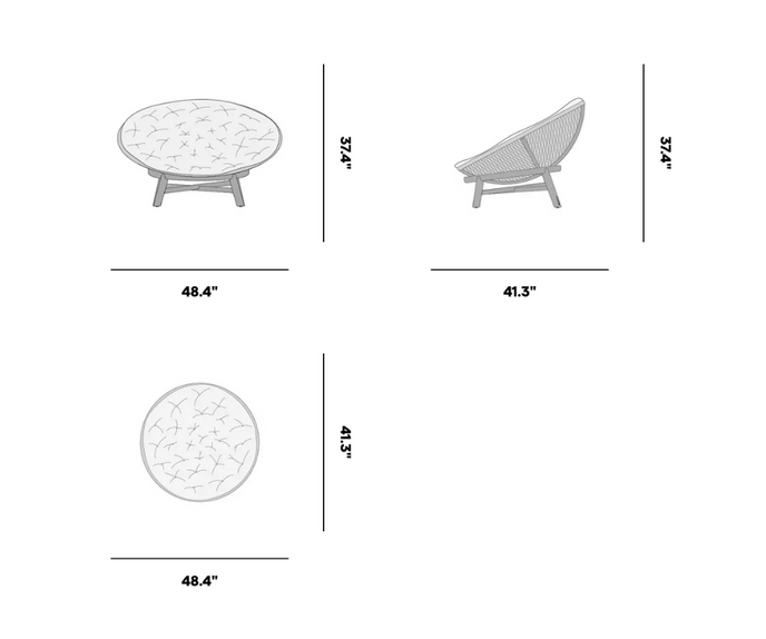 Sandua Daybed Papasan Manutti