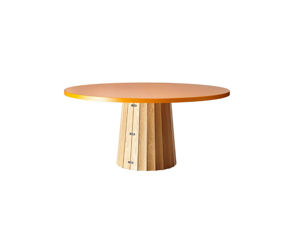 High end Container Table Bodhi with Linoak Top by Moooi Casa Design