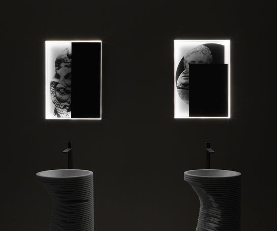 Collage Bathroom Mirror Antonio Lupo