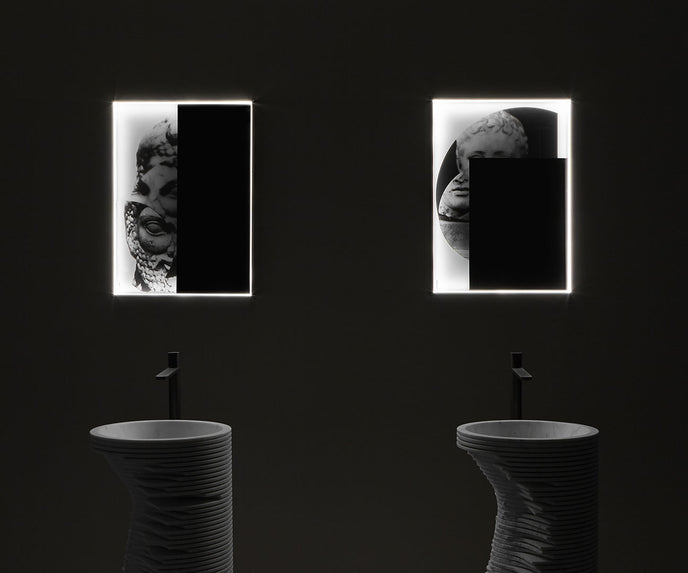 Collage Bathroom Mirror Antonio Lupo