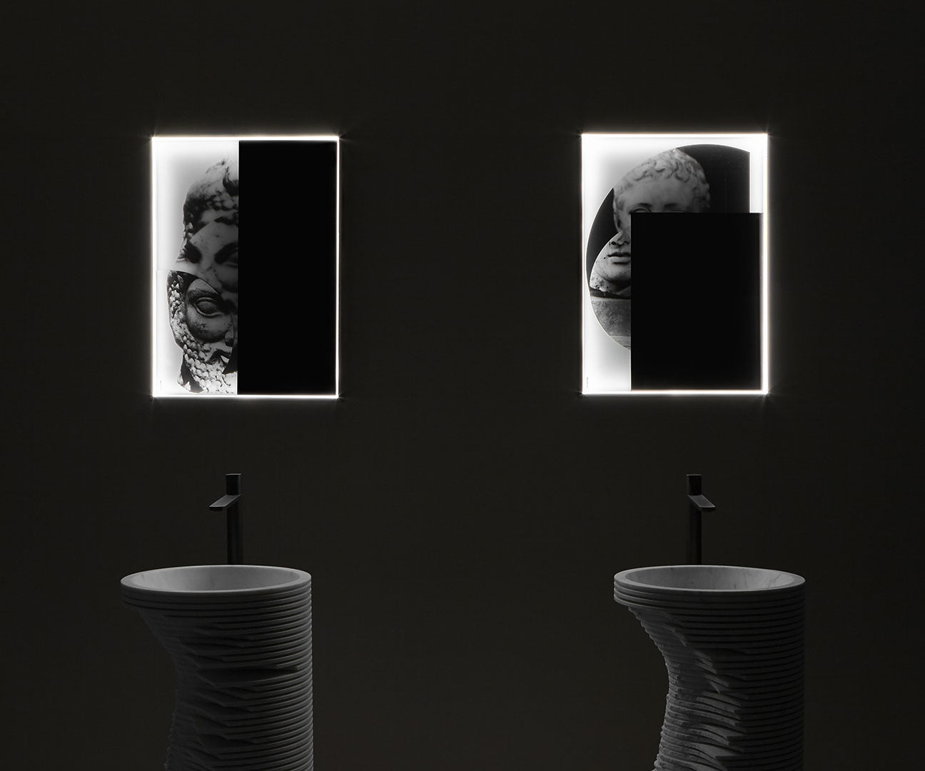 Collage Bathroom Mirror Antonio Lupo
