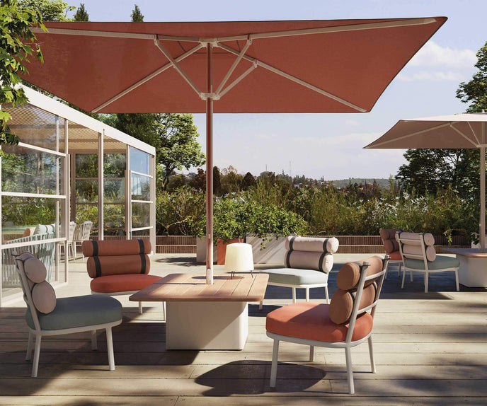 Meteo Steel Centre Table Base Parasol I Kettal 