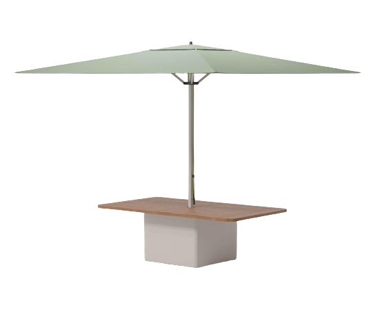 Meteo Steel Centre Table Base Parasol I Kettal 
