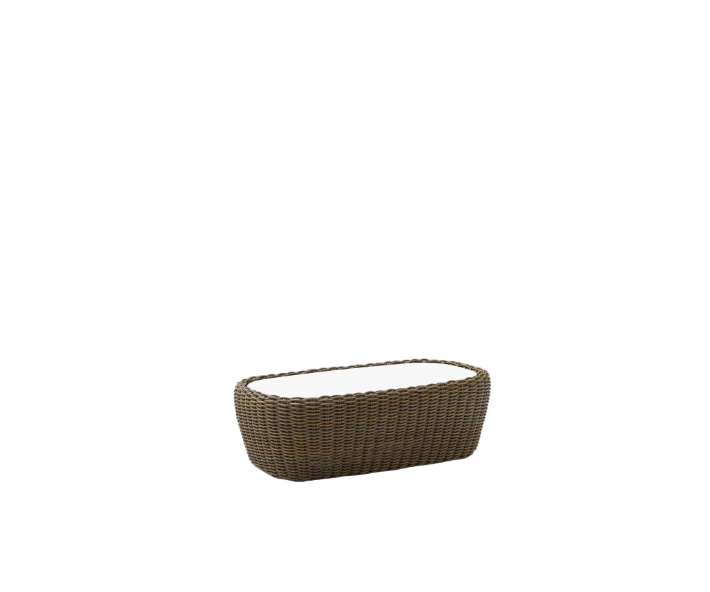 Heritage Woven Rectangular Coffee Table I Point 1920
