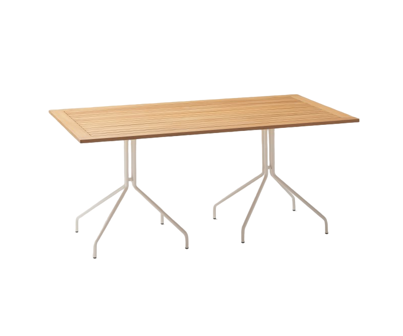 Weave Rectangular Teak Dining Table | Point 1920