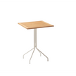 Weave Square Teak High Table | Point 1920