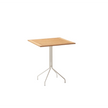 Weave Square Teak High Table | Point 1920