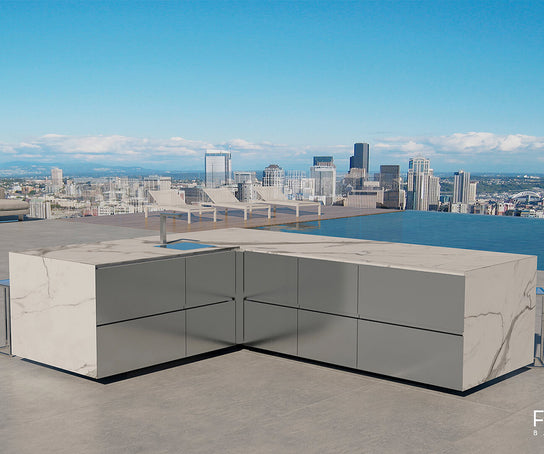 Empire Modern Outdoor Kitchen Fesfoc