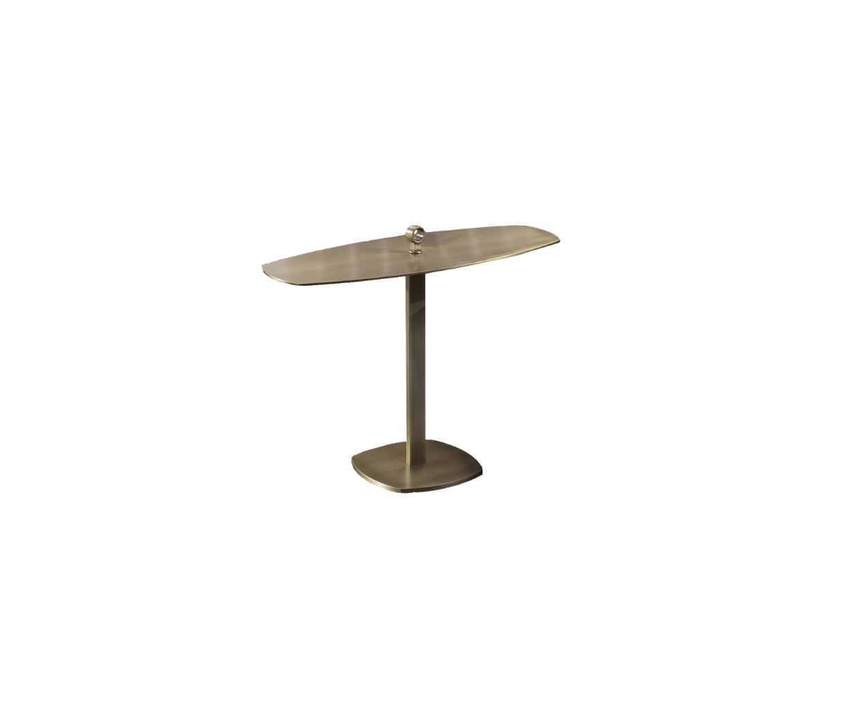 marelli leaf side drink side table antique gold