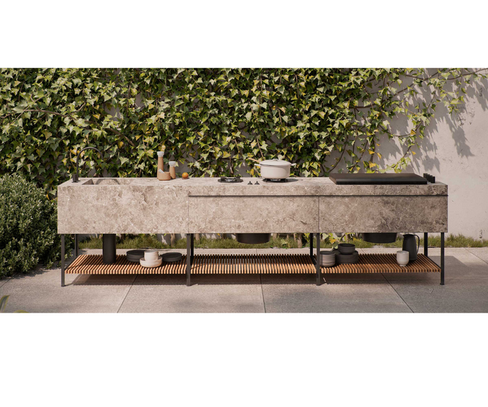 Outdoor Base Kitchen Double Configuration | Kettal