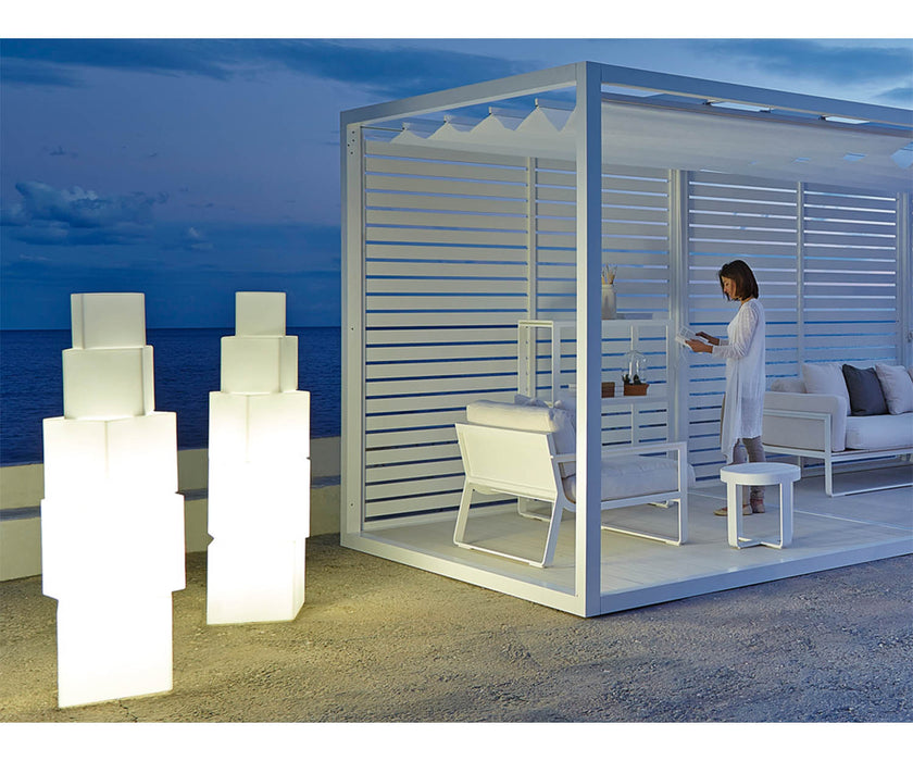 High end Outdoor Cubos Electric Lamp by Gandia Blasco Casa Design