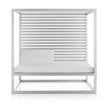 High end Elevated Reclining Daybed with Aluminum Slats by Gandia Blasco Casa Design